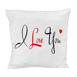 Pluszowa poduszka "I love you" - idealna na dzień chłopaka.