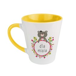 Kubek latte dla misia - super pomysł na prezent na dzień chłopaka.