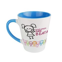 Kubek latte dla Pani od przedszkolaków "Najlepsza Pani" - idealny na prezent dla nauczyciela - personalizacja. 2