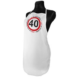 "40% to nie wódka, 40 km to nie prękość, 40 lat to nie wiek " - idealny prezent na 40-ste urodziny - fartuszek kuchenny. 2