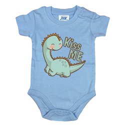 Body z nadrukiem "Kiss me" - krótki lub długi rękaw.