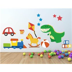 "Zabawki" - naklejki dekoracyjne do pokoju dziecięcego. 2