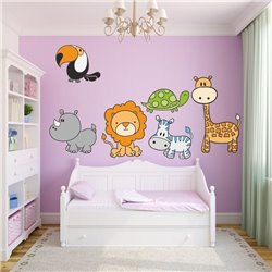 "Zoo" - naklejki dekoracyjne do pokoju dziecięcego. 2
