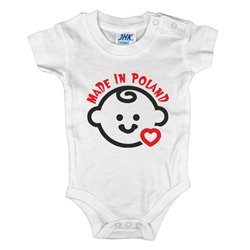 Body z nadrukiem "Made in Poland" - krótki lub długi rękaw.