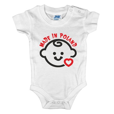 Body z nadrukiem "Made in Poland" - krótki lub długi rękaw.