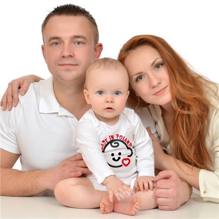 Body z nadrukiem "Made in Poland" - krótki lub długi rękaw.