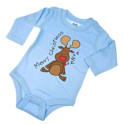 Body ze świątecznym reniferem - krótki lub długi rękaw.