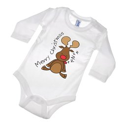 Body ze świątecznym reniferem - krótki lub długi rękaw. 2
