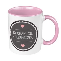 Kubek 330 ml kolorowy "Kocham Cię Księżniczko".