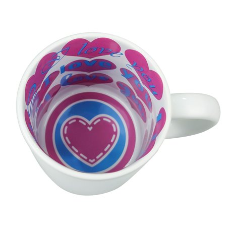 Kubek z wnętrzem w serca "Mr right".