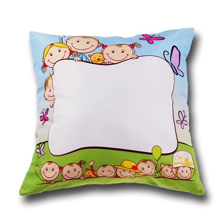 Poduszka z motywem dziecięcym z Twoim zdjęciem i dedykacją.