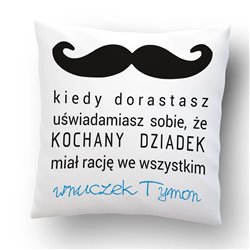 Super poduszka dla dziadka z mottem 2