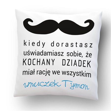Super poduszka dla dziadka z mottem