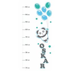 Miarka wzrostu Panda - personalizacja - podaj imię.