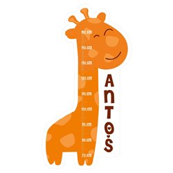 Miarka wzrostu Żyrafa -personalizowana - podaj imię.