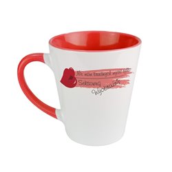 Kubek latte "Mam seksowną wyobraźnię" - super prezent dla kobiety. 2