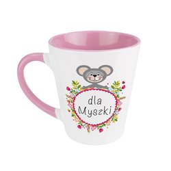 Kubek latte "Dla Myszki" - super prezent dla kobiety.