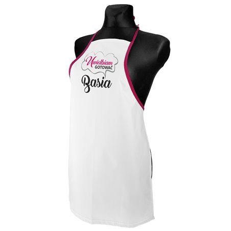 Fartuszek "Uwielbiam gotować" - podaj imię.