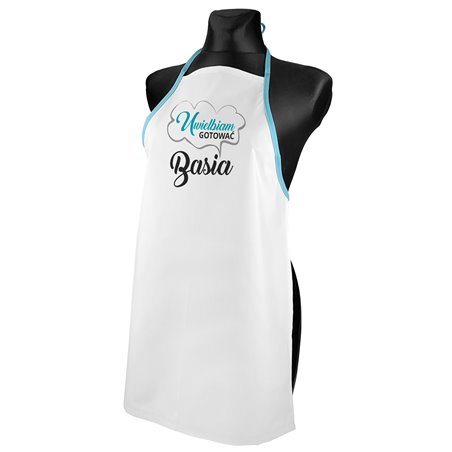 Fartuszek "Uwielbiam gotować" - podaj imię.