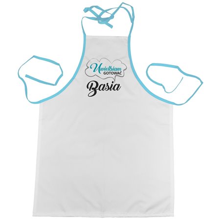 Fartuszek "Uwielbiam gotować" - podaj imię.