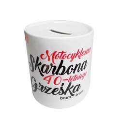 Skarbonka dla Motocyklisty- prezent na urodziny. 2