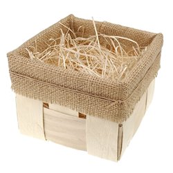 Koszyk z łuby na 1 kubek.