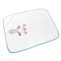 Kocyk z imieniem dla noworodka - Zając - wzór 1. 2