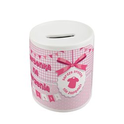 Skarbonka na marzenia dziecka - personalizowana - wzór 1. 2