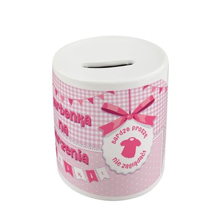 Skarbonka na marzenia dziecka - personalizowana - wzór 1.