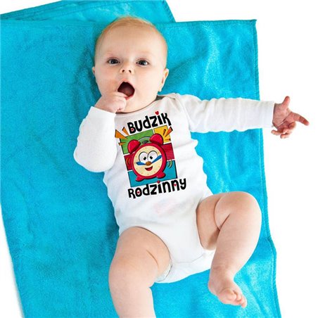 Super body " Budzik rodzinny" - krótki, długi rękaw.