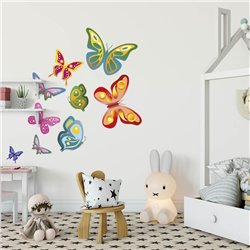 "Motylki" - naklejki dekoracyjne do pokoju dziecięcego. 2