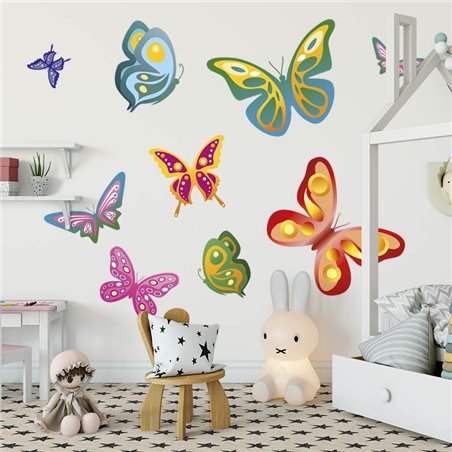 "Motylki" - naklejki dekoracyjne do pokoju dziecięcego.