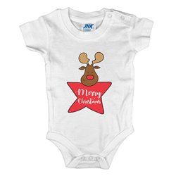 Body ze świątecznym reniferem i gwiazdką - krótki lub długi rękaw. 2