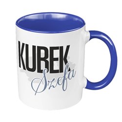 Kubek 330 ml kolorowy dla szefa. 2