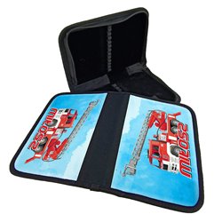 Piórnik dwustronny ze strażą pożarną oraz imieniem Twojego dziecka.