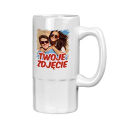 Super kufel na piwo z Twoim zdjęciem oraz imieniem.