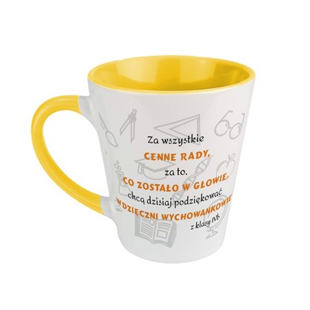 Kubek latte specjalnie dla super nauczyciela - personalizacja imieniem.