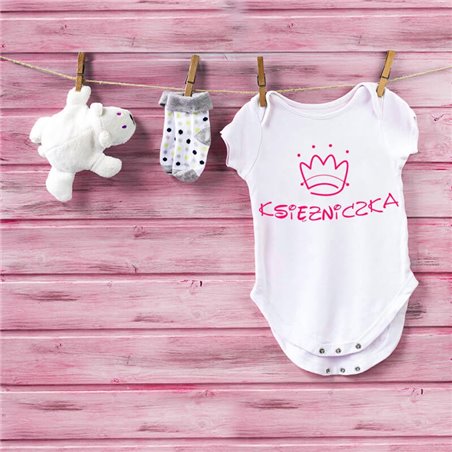 Body dla małej księżniczki - krótki lub długi rękaw, różne kolory.