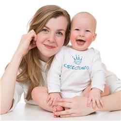 Body dla małego księciunia - krótki lub długi rękaw - wzór 1. 2