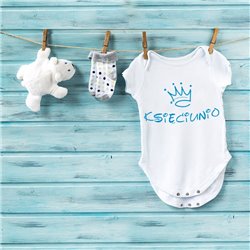 Body dla małego księciunia - krótki lub długi rękaw - wzór 1. 2