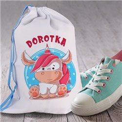 Worek dla przedszkolaka - Jednorożec - personalizowany - zmień imię. 2