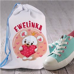 Worek dla przedszkolaka - Misio - personalizowany - zmień imię. 2