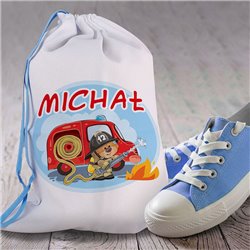 Worek dla przedszkolaka - Straż pożarna - personalizowany - zmień imię. 2
