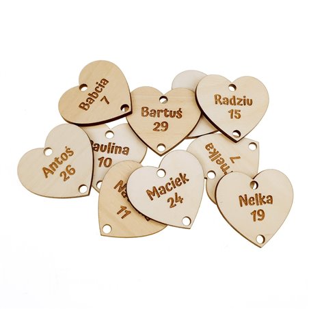 Serduszka do kalendarza - Urodziny mojej rodziny.