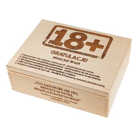 Niezbędnik 18-latka z grawerem życzeń.