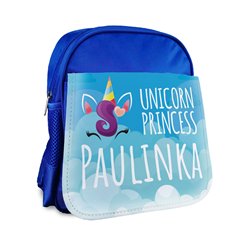 Plecak dla przedszkolaka - Jednorożec (unicorn) - z imieniem.