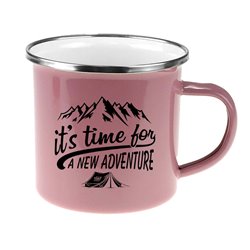 Kubek emaliowany dla miłośnika gór - it's time for a new adventure.