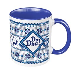 Kubek 330 ml kolorowy świąteczny w stylu skandynawskim - idealny na prezent pod choinkę. 2