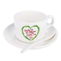 Filiżanka na dzień matki z napisem "Dziękujemy Ci Mamo..." - personalizacja.
