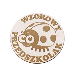 Magnes, pamiątka na zakończenie przedszkola lub też na pasowanie na przedszkolaka.